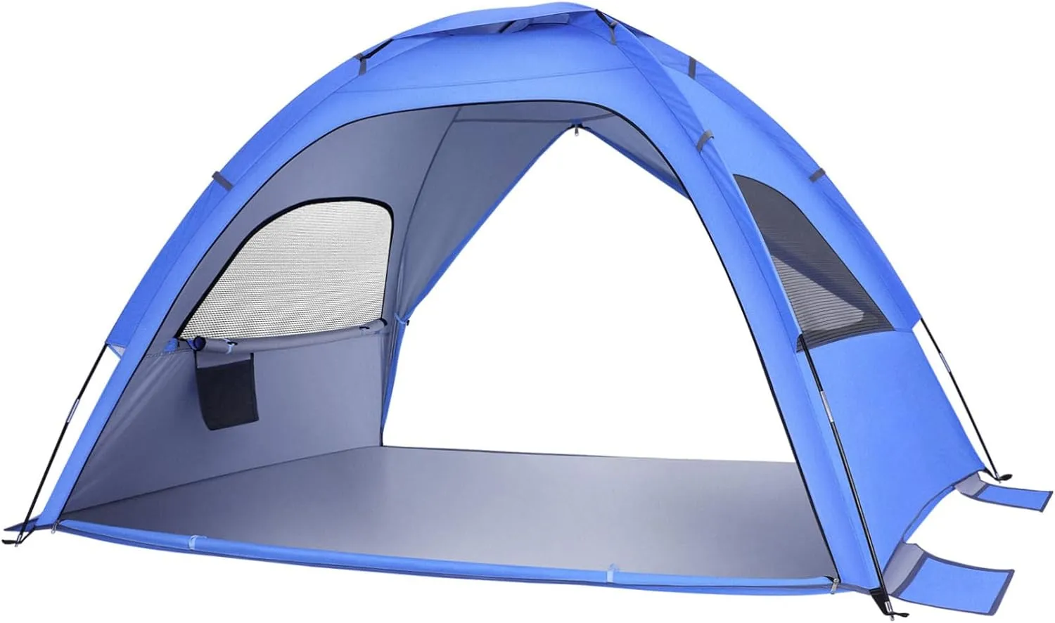 Alasum Portable Double-Door Beach Tent Uv Sun Shade for Family Camping Lightweight Easy Setup Spacious for People Includes Carrying Bag Wind Stability Features