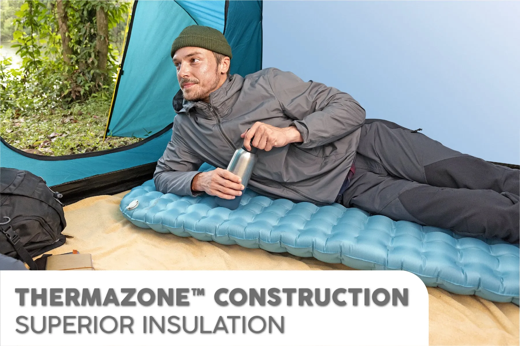 AlpineLite Ultra-Light Extreme Cold Weather Sleeping Pad - Wide