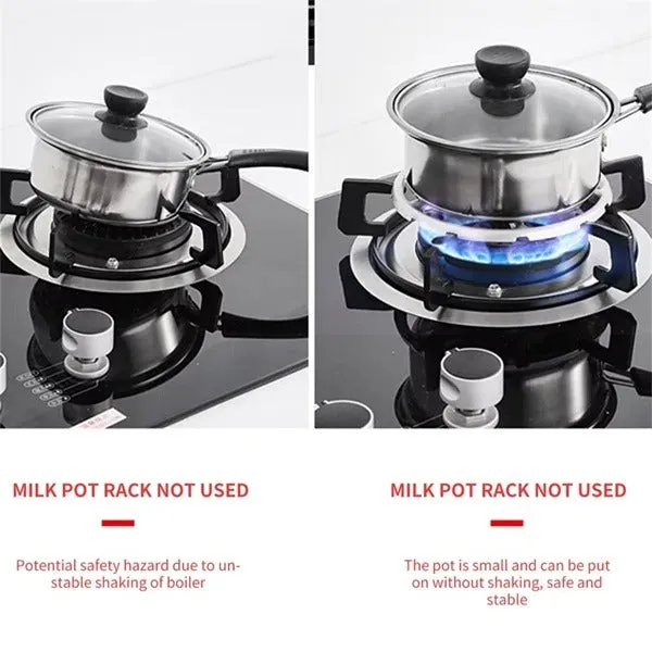 Aluminium Gas Stove Stand, Guard Shield for Saving Flame, Round Wind Saver for Efficient Cooking