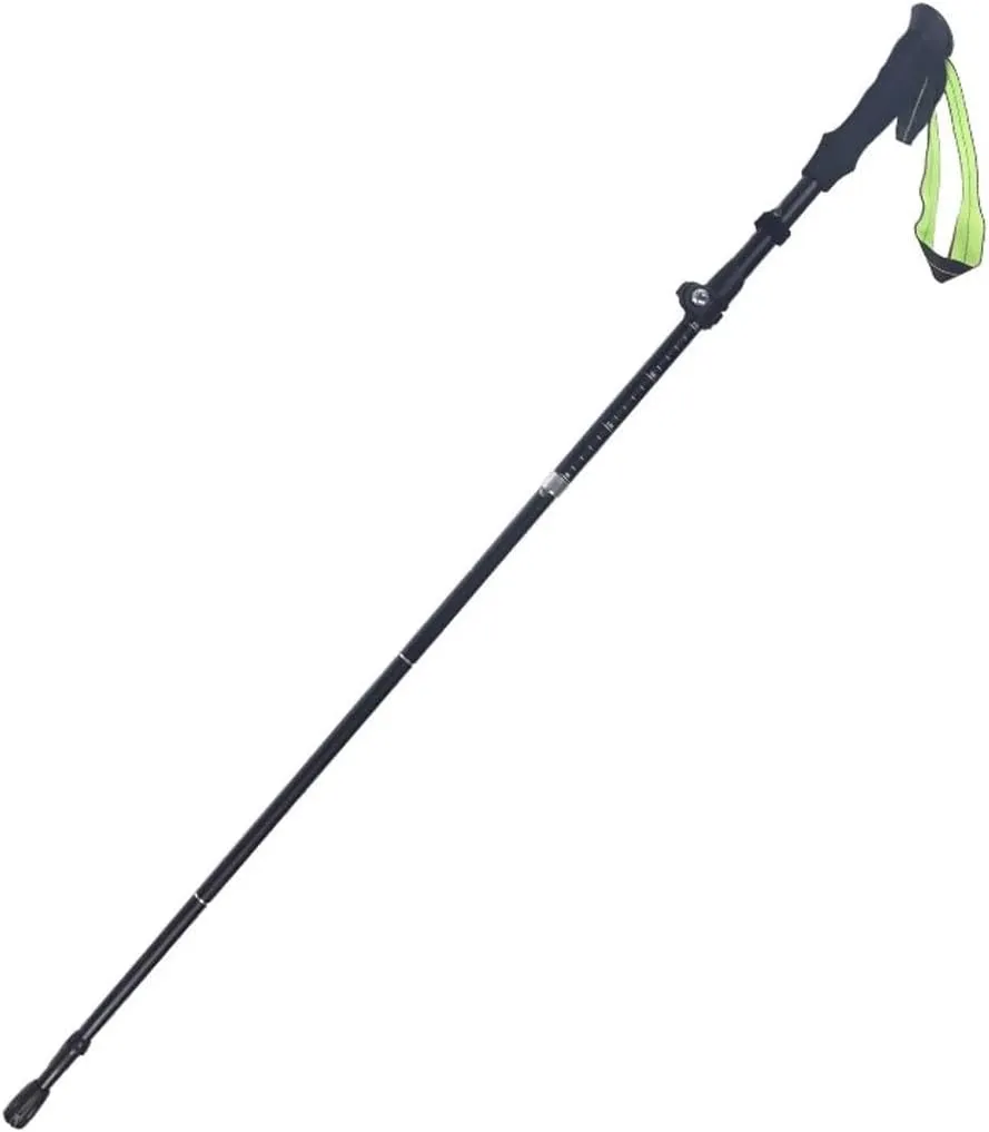 Aluminum Alloy Trekking Poles, Comfort Handle Adjustable Wrist Strap, Collapsible Adjustable Walking Sticks, for Backpacking