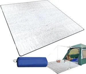 Aluminum Foil Pad， Outdoor Camping Foam Mat， Heat Insulation Pad, Waterproof Sleeping Tent Mat