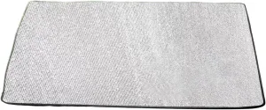 Aluminum Foil Sleeping Pad for Camping, Waterproof Insulation Mat for Travel, 200cmx150cmx0.8cm