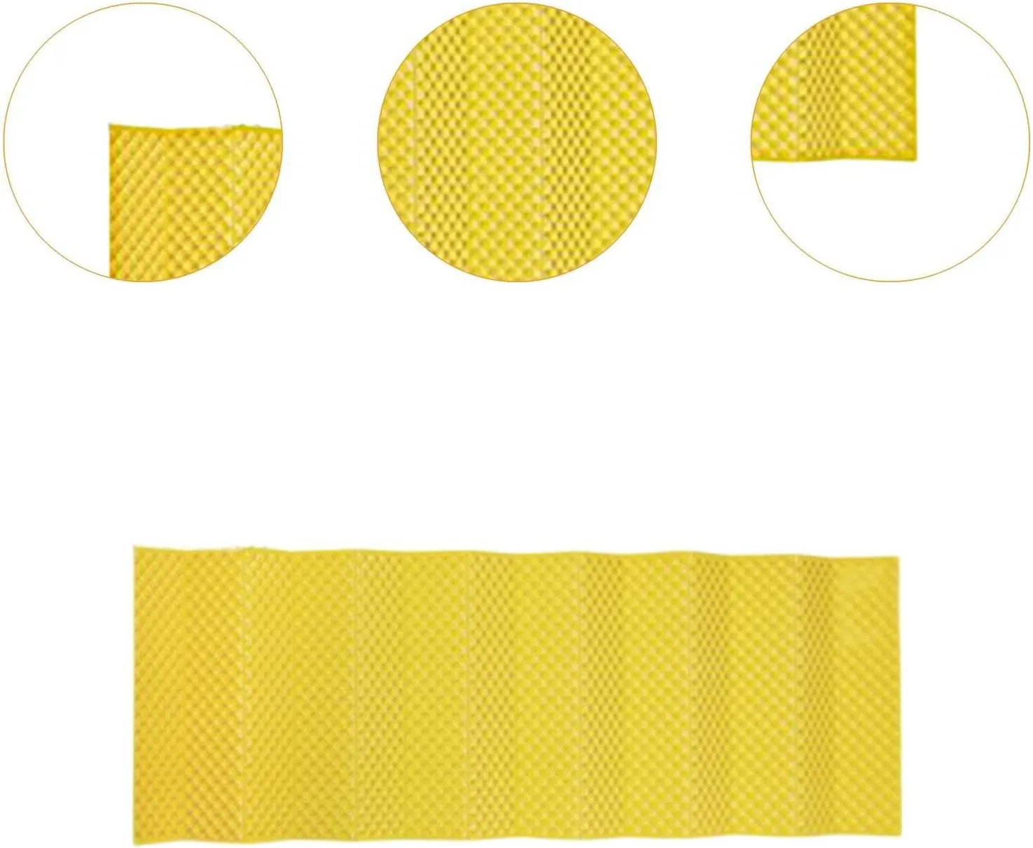 Aluminum Waffle Mat Foam Camping Pad Reliable Folded Sleeping Pad Camping Mat for Trekking Climbing Backpacker Mountaineering