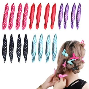 Angzhili 20 Pcs Foam Hair Curlers, No Heat Sleeping Soft Sponge Rollers,DIY Hair Styling Rollers Tools,Spiral Curls Hair Styling Rollers