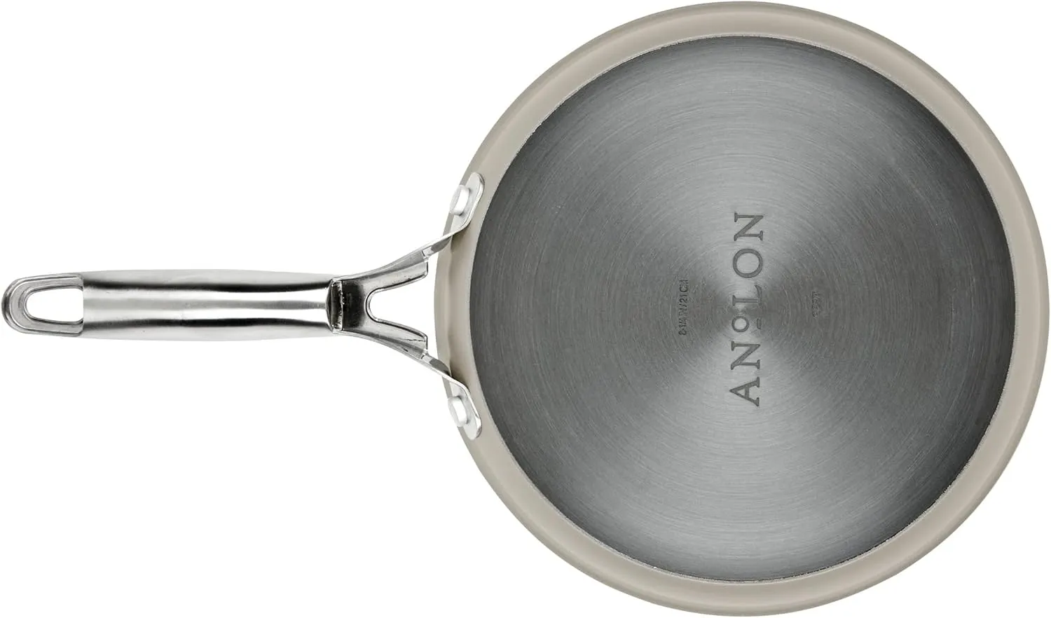 Anolon Achieve Hard Anodized Nonstick Cookware/Pots and Pans Set, 10 Piece - Silver