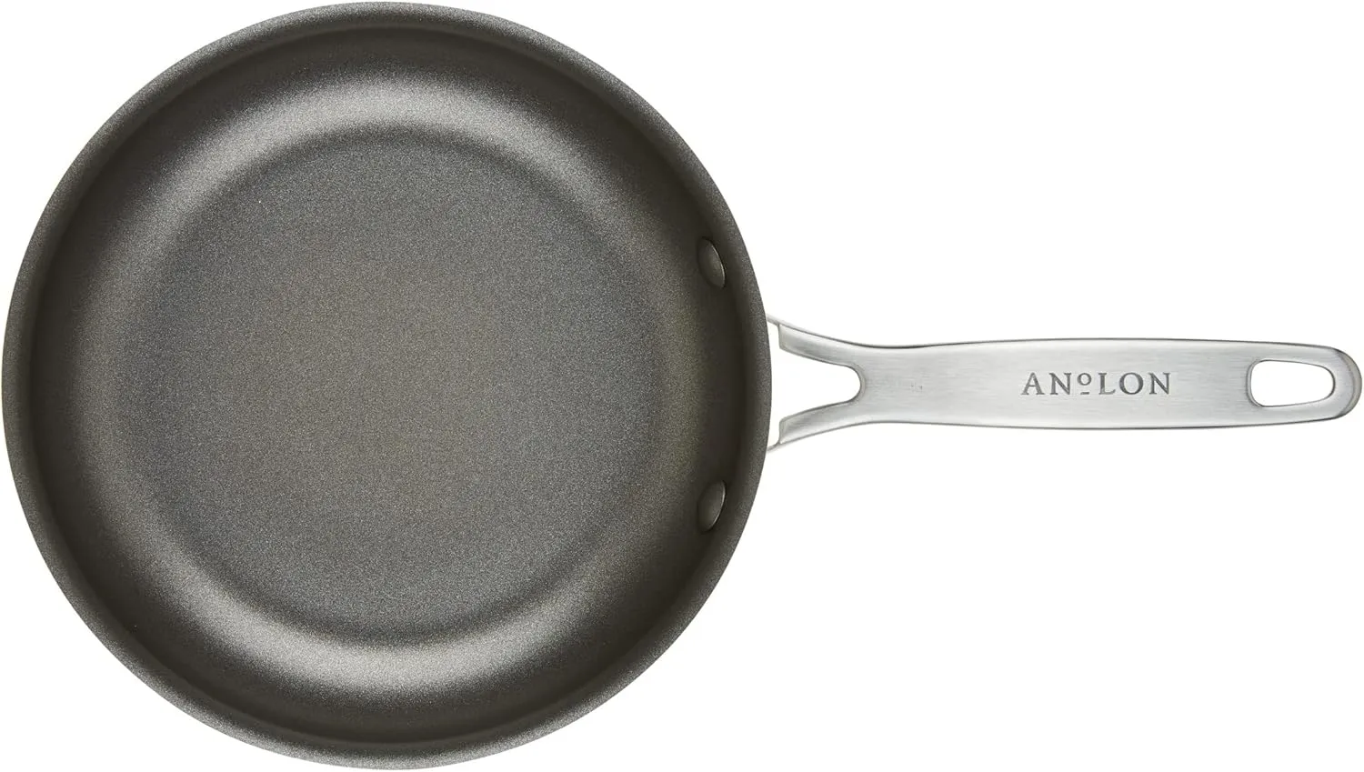 Anolon Achieve Hard Anodized Nonstick Cookware/Pots and Pans Set, 10 Piece - Silver