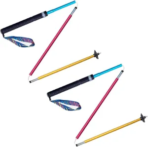 AONIJIE 2 PCS Folding Ultralight Trekking Poles with Extended Non Slip EVA Handle for Quick Locking, Shock Absorbing, Lightweight,Walking Hiking Sticks
