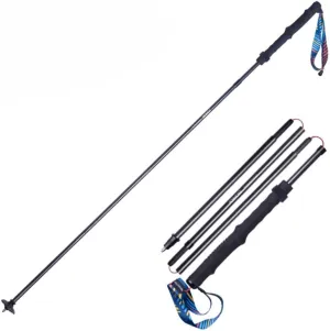 AONIJIE 2Pcs Carbon Fiber Folding Trekking Poles - Collapsible Lightweight Walking Sticks for Hiking with Quick Lock System Sweat-Resistant Grip