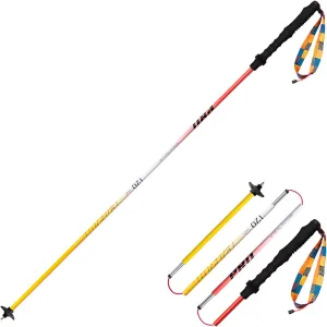 AONIJIE 2pcs New Folding Durable Trekking Pole, Lightweight Quick-Lock 7075 Aluminum Alloy Walking Pole for Cross-Country,