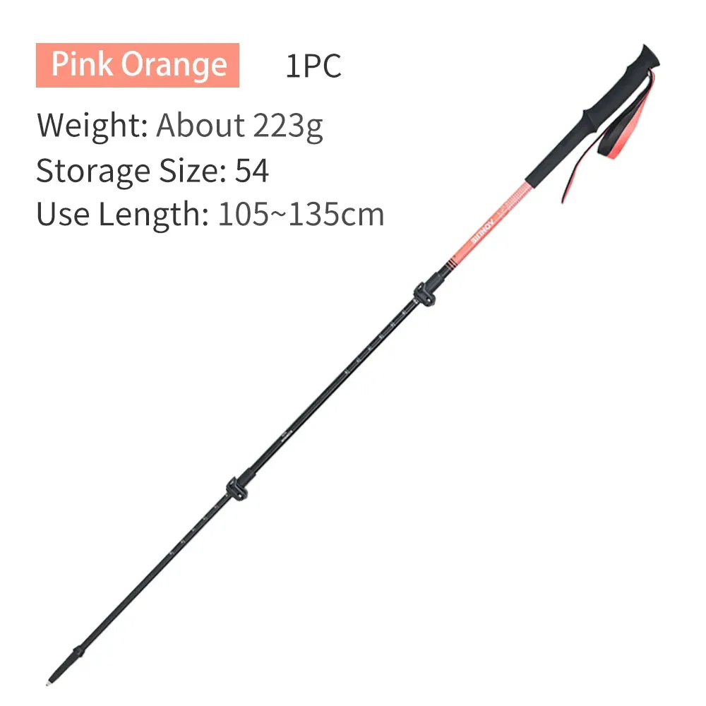 AONIJIE Collapsible Trekking Poles – Lightweight & Adjustable for Trail Running-E4215