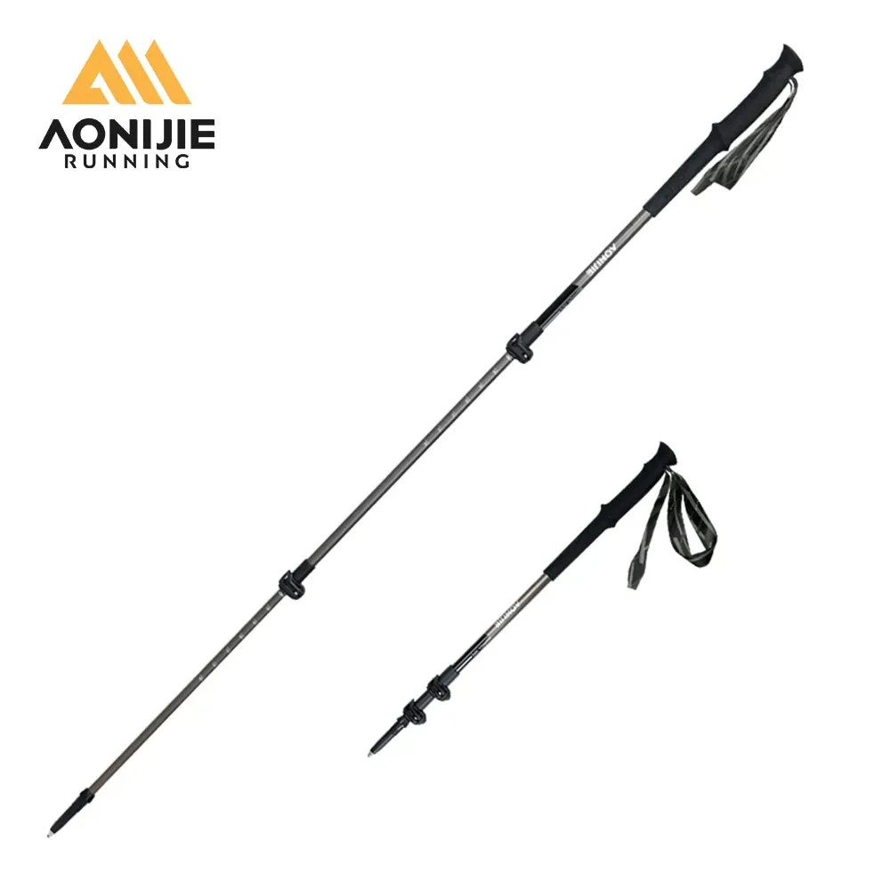 AONIJIE Collapsible Trekking Poles – Lightweight & Adjustable for Trail Running-E4215