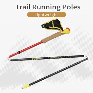 AONIJIE New Full Carbon Trekking Pole, Ultra-Light Folding Cross-Country Pole, Convenient Wrist Hanging for Cross-Country, Mountaineering, Hiking, Running