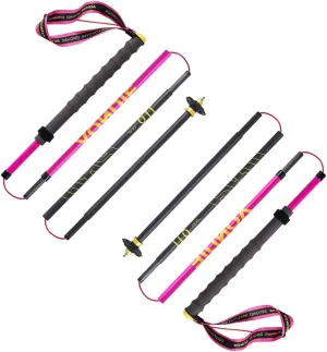 AONIJIE Trekking Poles -2 Ultralight Collapsible Carbon Fiber Hiking Poles with Anti-Shock and Quick Lock System, Folding Walking Sticks for Hiking, Camping