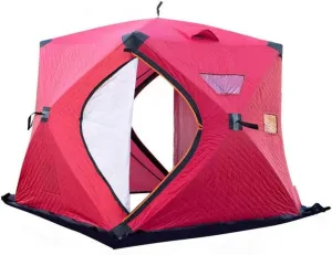ASSYA Outdoor Winter Camping Winter Fishing Tent Ice Fishing Shelter Bold Skeleton, Strong Wind Resistance, Easy to Retract Suitable for 2-3 People