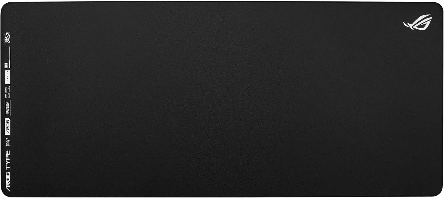 ASUS ROG Hone Ace XXL Gaming Mouse Pad, High-Density Memory Foam Base, Hybrid Cloth Material, 400 x 900 x 3 mm, Esports & FPS Gaming, Black