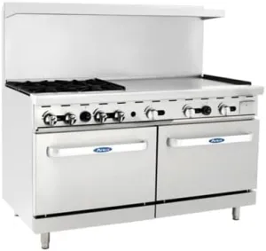 Atosa AGR-4B36GR-LP 60" Restaurant Propane Gas Range 6-Burner with 36" Griddle (Propane)