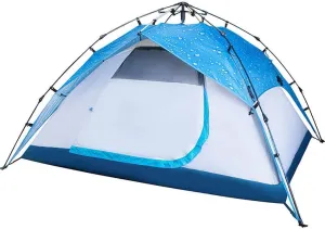 Automatic Dome Tent Canopy, Instant Pop Up Waterproof Tent, 3-8 Person Family Camping Tent for Camping Hiking Travel Outdoor Activities