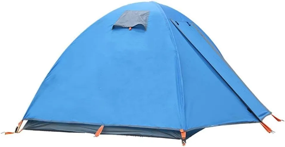 Automatic Hydraulic Double Layer Tent Camping Beach Outdoor Hiking Fishing Trip, UV Resistant Waterproof Pop Up(Color:A)