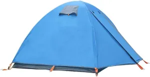 Automatic Hydraulic Double Layer Tent Camping Beach Outdoor Hiking Fishing Trip, UV Resistant Waterproof Pop Up(Color:A)