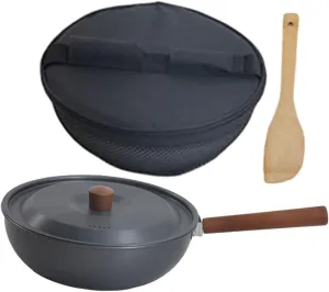 Backpacking Pot Fry Pan Set Lightweight Aluminum Camping Cooking Set Great for Hiking