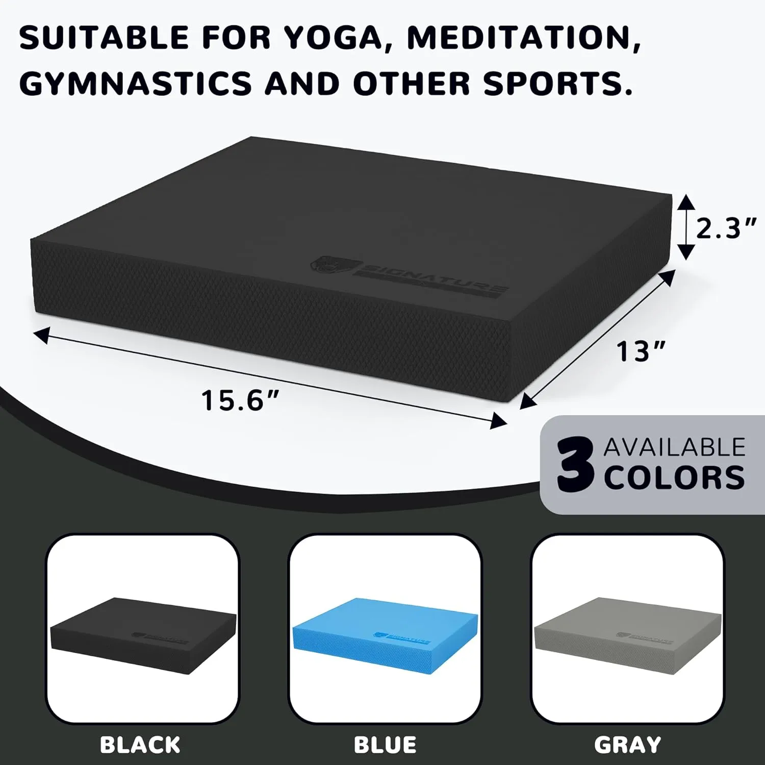 Balance Pad, Nonslip Foam Balance Pad, Professional Foam Exercise Pad for Fitness, Stability Training and Physical Therapy