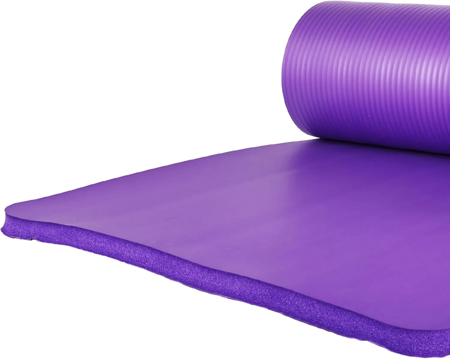 BalanceFrom Exercise Yoga Mat for Home Workout, 1” Thick, Optional Blocks & Knee Pad