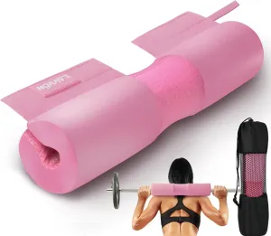 Barbell Squat Pad Nylon Padding AntiSlip- Thick Foam Barbell Pad for Squats Cushion, Lunges&Bar Padding for Hip Thrusts - Standard Weight Bar Pad - Provides Cushion to Neck Shoulders Training