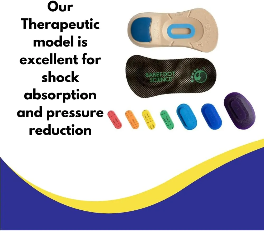 Barefoot Science Foot Strengthening System - 7-Step Therapeutic 3/4 Length-Medium - M 8-9.5 W 10-11.5