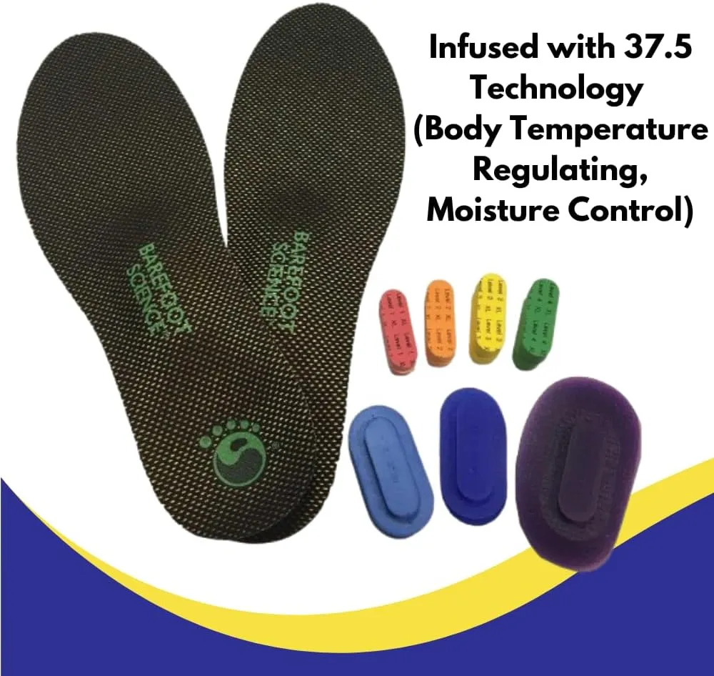 Barefoot Science Foot Strengthening System - 7-Step Therapeutic 3/4 Length-Medium - M 8-9.5 W 10-11.5