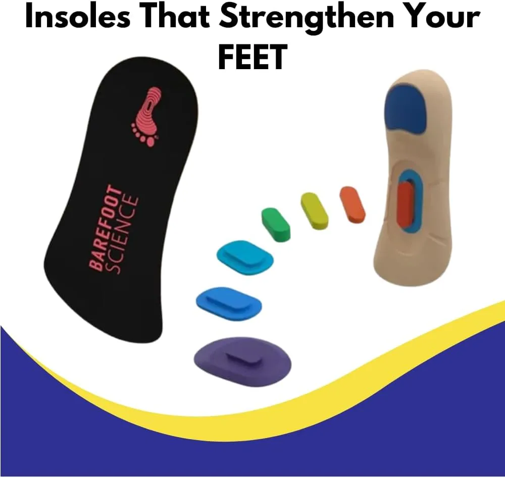 Barefoot Science Foot Strengthening System - 7-Step Therapeutic 3/4 Length-Medium - M 8-9.5 W 10-11.5