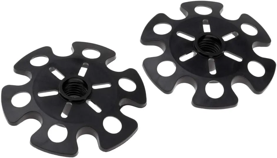 barenx 2pcs Climbing Trekking Pole Tips Snowflake Guard Replacement