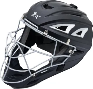 Baseball Catchers Helmet Matte (Black,GR)