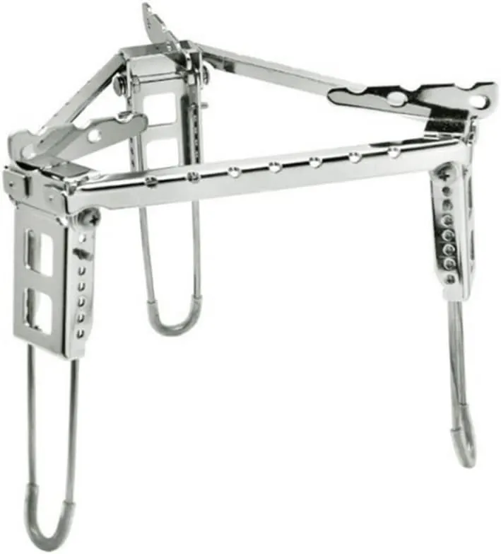 BBQ Tripod Stainless Steel Picnic Tripod Camping Pot Stand Outdoor Cookware Stand Folding BBQ Bracket