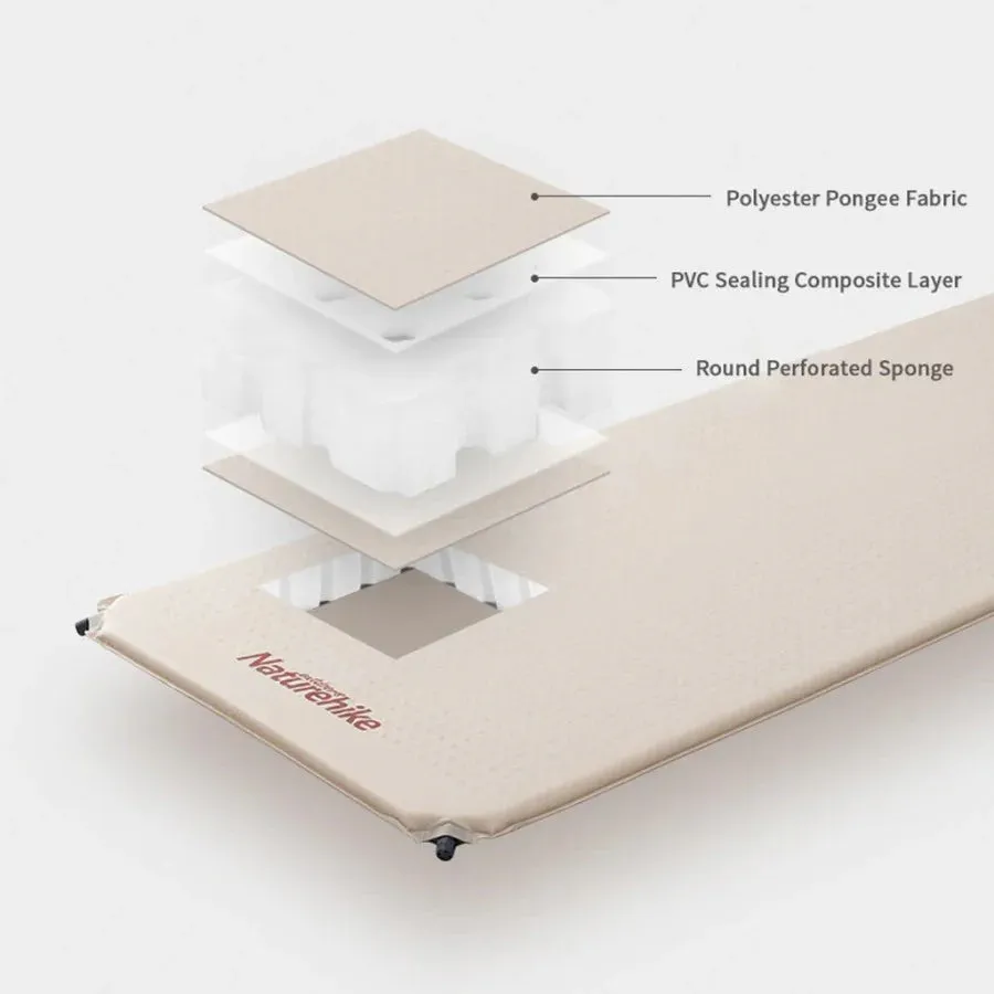Beige Cutting-edge software 3Cm Double Affordable Self Sleeping Naturehike Inflatable Pad Square