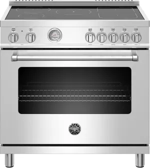 Bertazzoni MAST365INMXE Master Series Induction, 36" IND Range, Stainless Steel