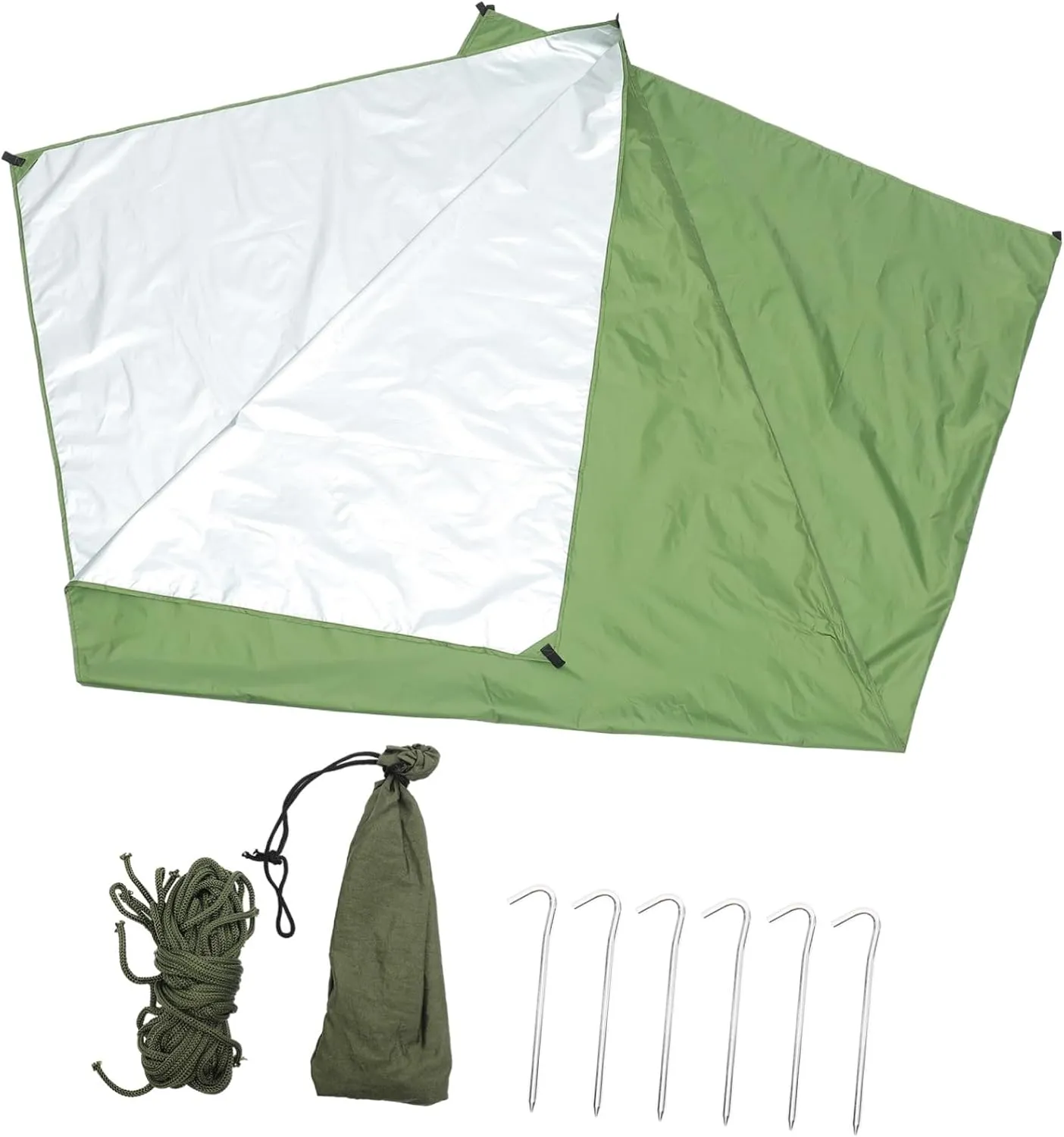 BESPORTBLE 1set Outdoor Sunshade Beach Tent Person Camping Tarp for Family Picnics and Outdoor Activities