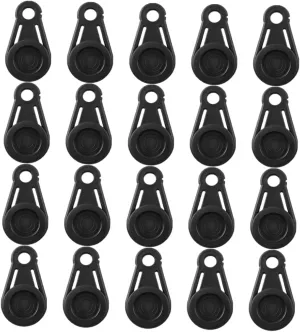 BESPORTBLE 20pcs Heavy Duty Tent Clips Reusable Tarp Clips Windproof Design for Camping and Hiking
