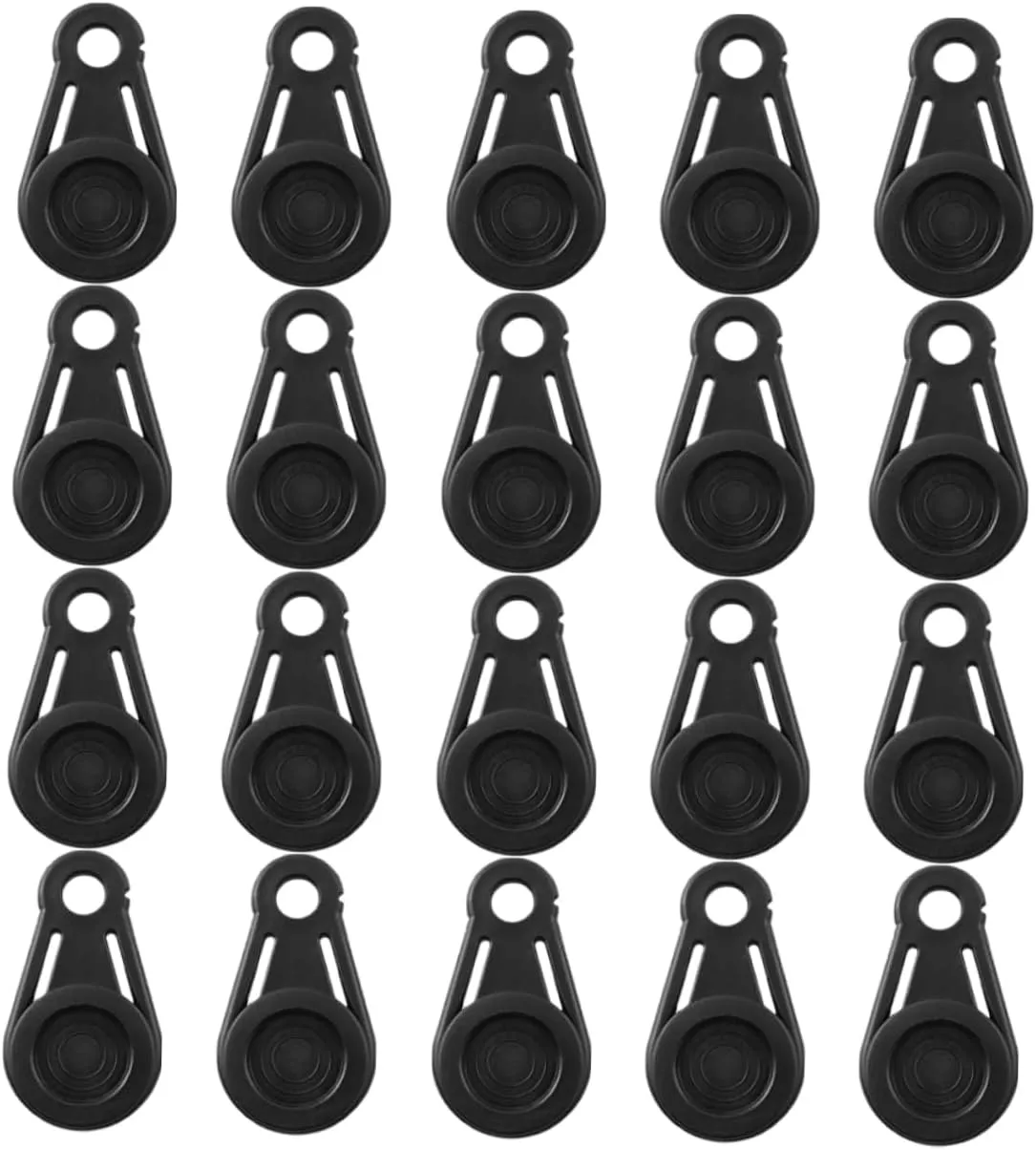 BESPORTBLE 20pcs Heavy Duty Tent Clips Reusable Tarp Clips Windproof Design for Camping and Hiking