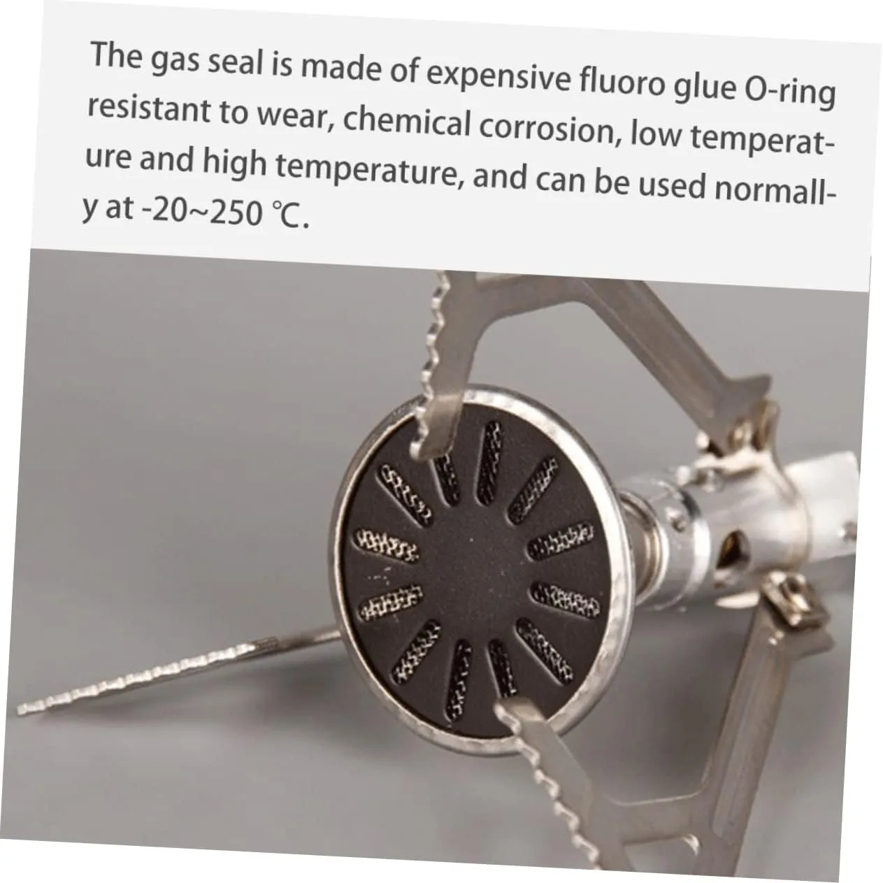 BESPORTBLE 2pcs Portable Mini Stainless Steel Camping Stove Leak Outdoor Cooker Safety Design Folding Gas Burner for Picnic and Hiking High Temp Resistant Construction