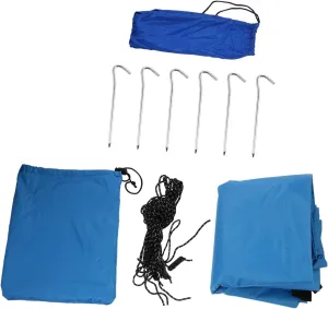 BESPORTBLE Hammock Camping Tarp Tent Tarp Rain Cover Sun Protection Shelter 6 Aluminum Nails Waterproof