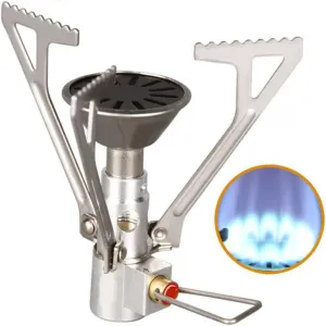 BESPORTBLE Leak-proof Propane Camping Stove 2000w Portable Mini Stainless Steel Outdoor Picnic Camping Cooker