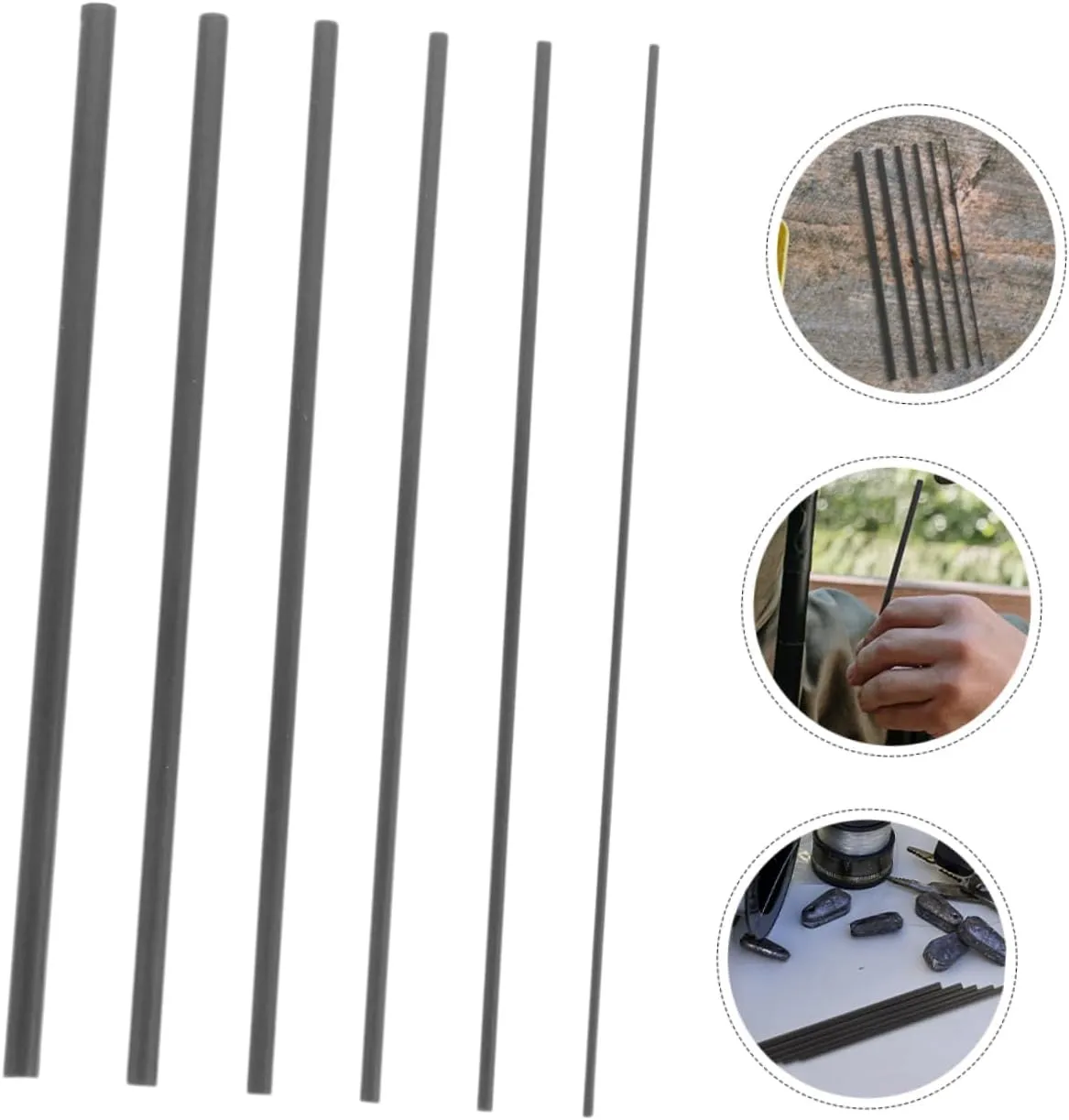 BESPORTBLE Lure Rod Carbon Rod Fishing Pole Accessories Fishing Rod Re Tool Fishing Rod Connector Fishing Rod Re