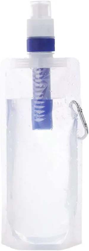 BESPORTBLE Portable Water Filter Bag Water Pouch for Camping Hiking Outdoor Activities Leak Easy to Carry