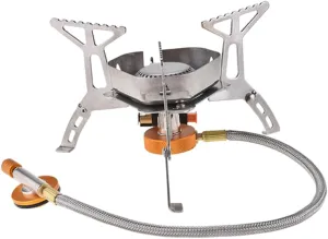 BESPORTBLE Windproof Camping Stove Portable Gas Stove Propane Heater Outdoor Cooking Electronic Ignition