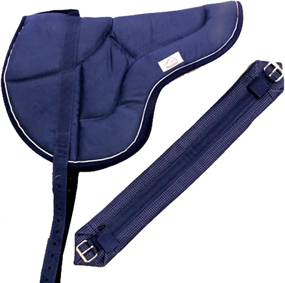 Best Friend English Bareback Pad - English Saddle Pad, Bareback Horse Saddle with Adjustable Girth (60-86 Inch), Non-Slip, Contoured Design, Bareback Saddle Pad
