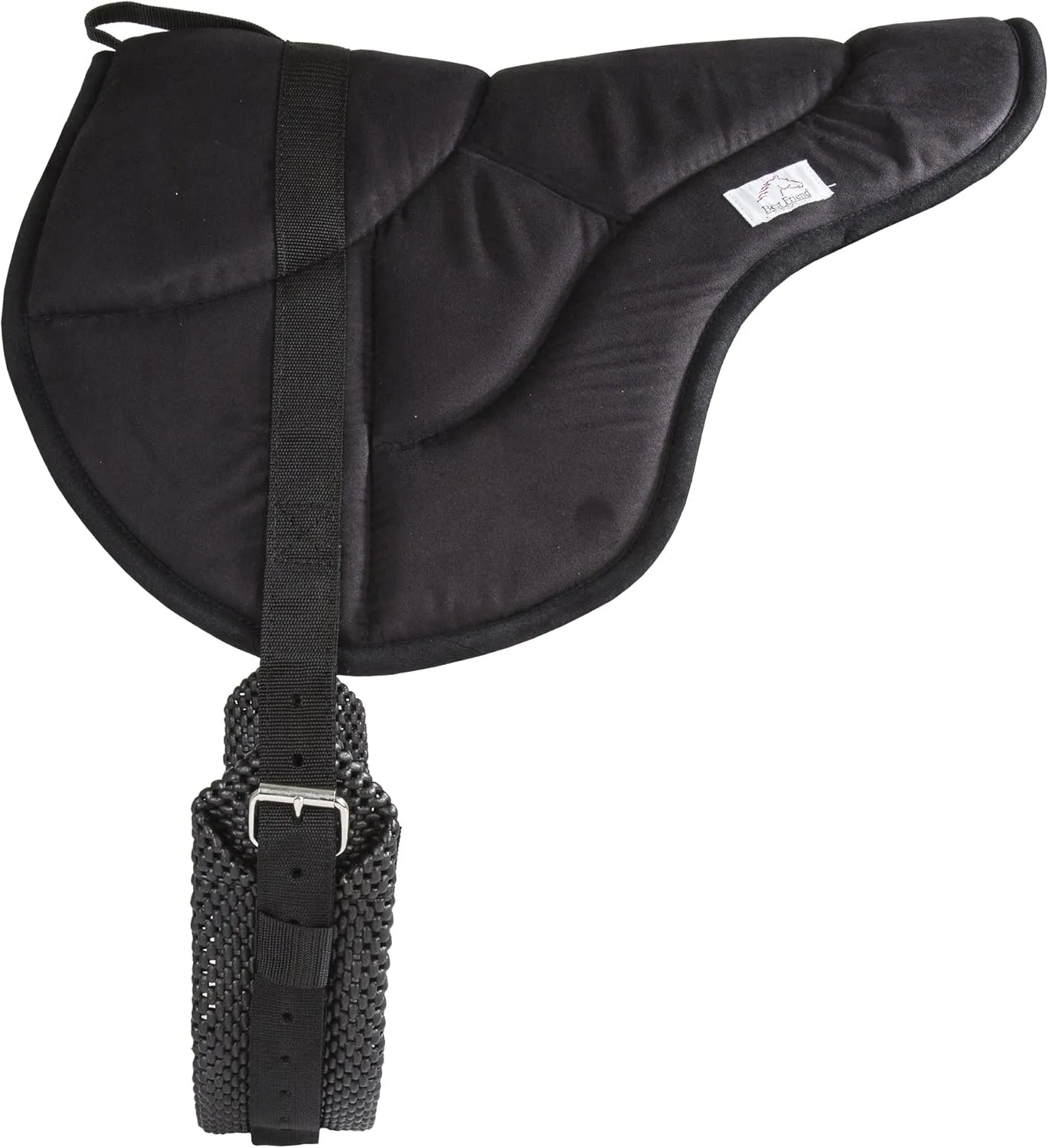 Best Friend English Bareback Pad - English Saddle Pad, Bareback Horse Saddle with Adjustable Girth (60-86 Inch), Non-Slip, Contoured Design, Bareback Saddle Pad