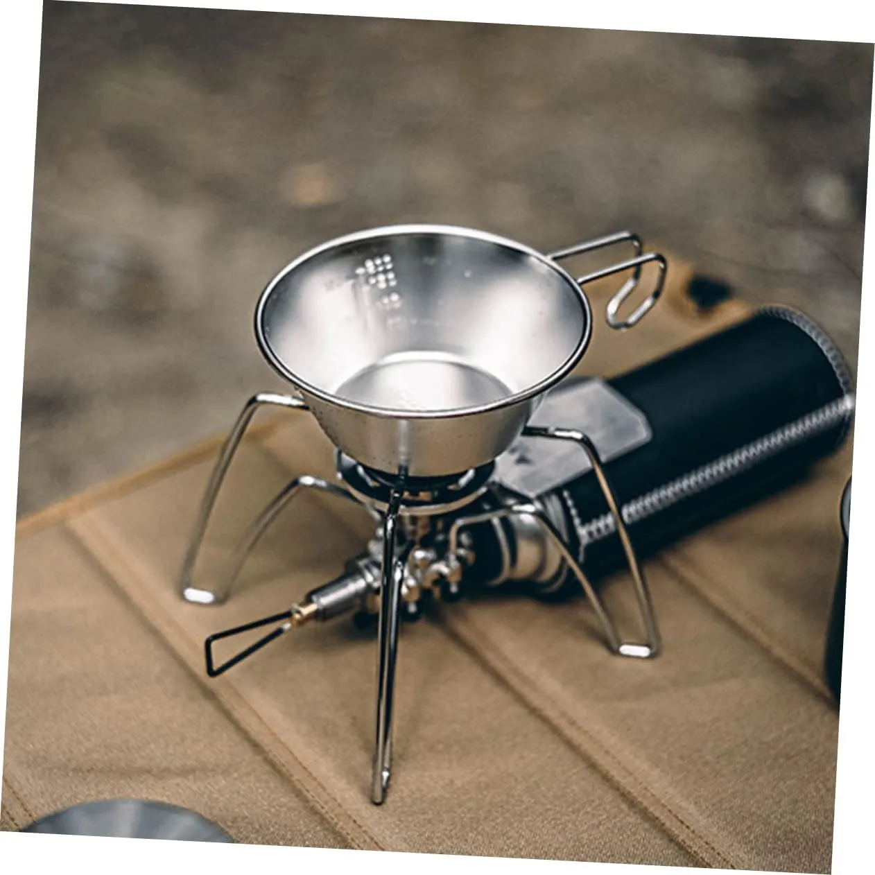 BESTonZON Camping Wine Cup Multi Function Water Bowl Portable Accessory Compact Design for Practical Use