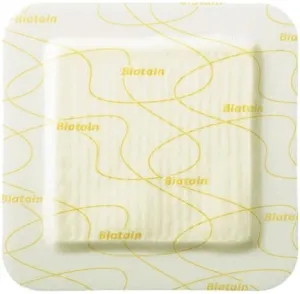 Biatain Silicone Foam Dressing 3 x 3, Pad Size 1.38 x 1.38 (Box of 10 Each) by Coloplast