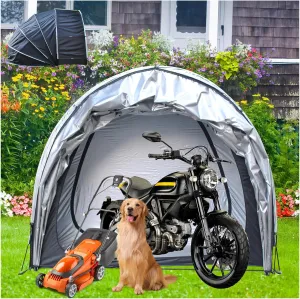 Bike Tent Hanging 2 in 1 Bike Storage Shed for Patio Furniture, Bicycle, Motorcycle Backyard Shed Bicycle Tent,Black