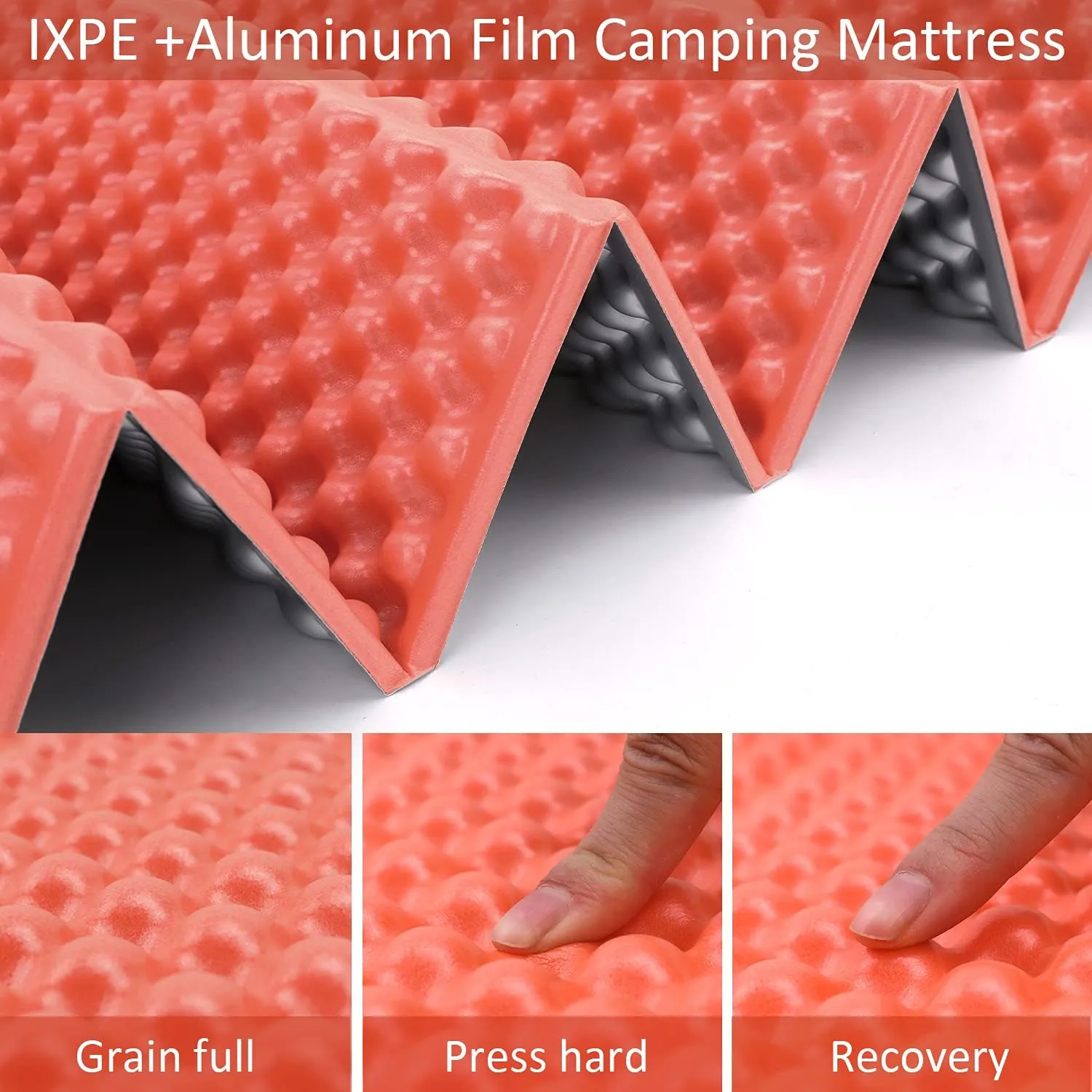 BKS Foam Egg Crate Sleeping Folding Pad
